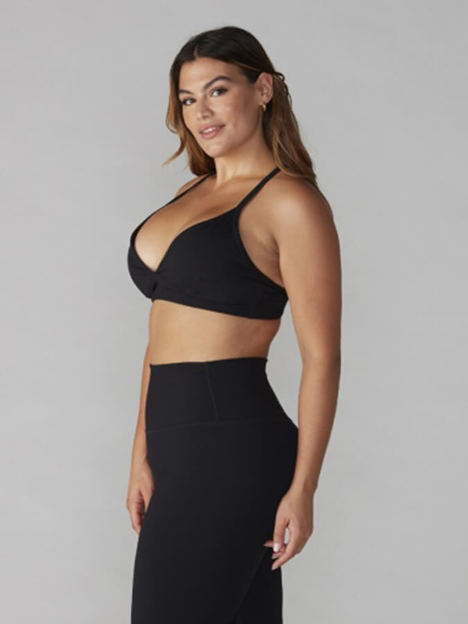 Tavi Adjustable Studio Women's Sports Bra - Ebony