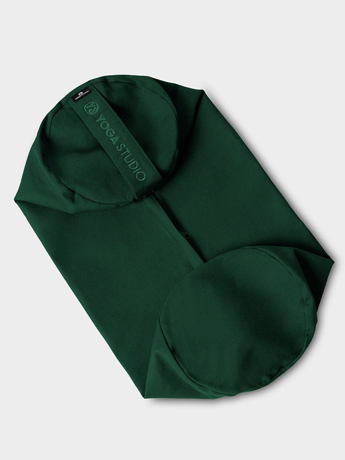 Replacement Yoga Bolster Cushion Cover Forest Green