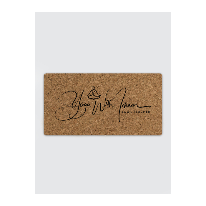 Yoga Studio Standard Cork Yoga Brick - Personalise