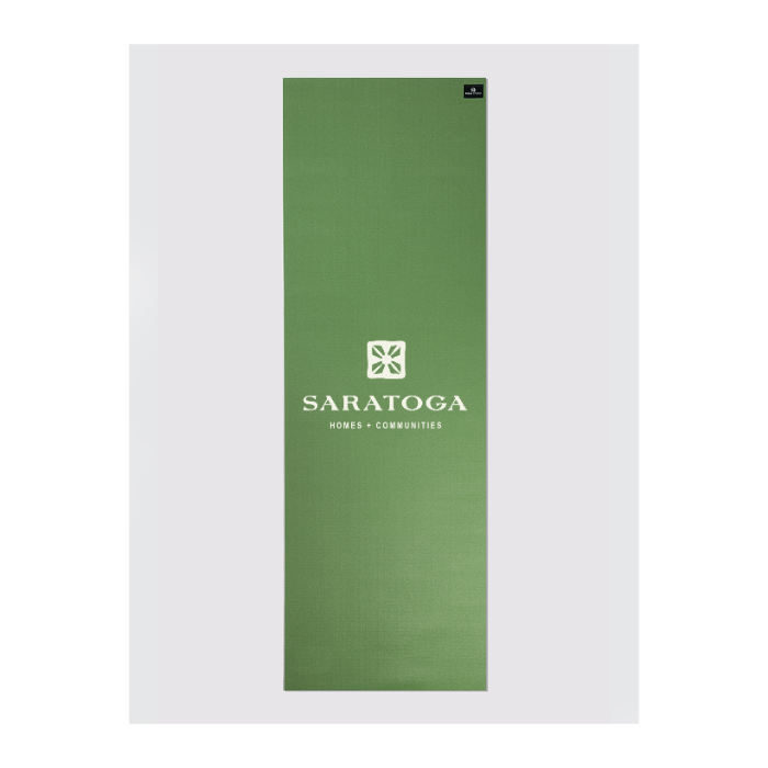 Personalised Yoga Mat 6mm With Custom Design - Palm Green
