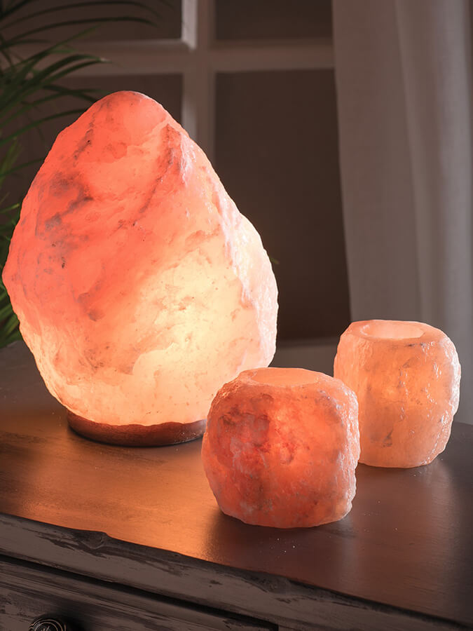 Yoga Studio Himalayan Salt Candle Tealight Holder - Natural
