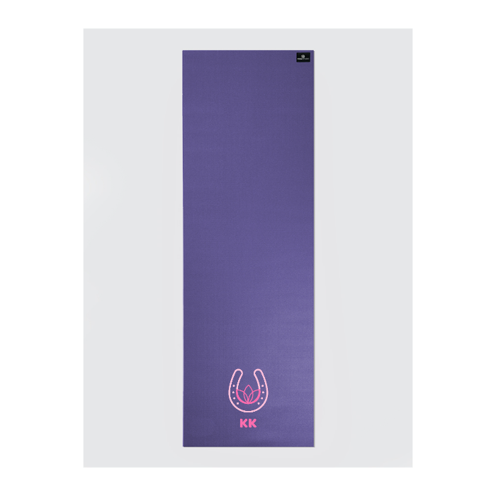 Personalised Yoga Mat 6mm With Custom Design - Purple