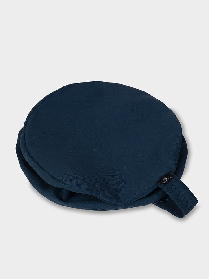 Yoga Studio Spare Cylinder Cushion Cover Navy Blue