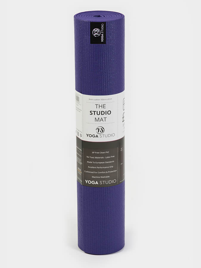 Personalised Purple Custom Branded Yoga Mat 6mm With Custom Design