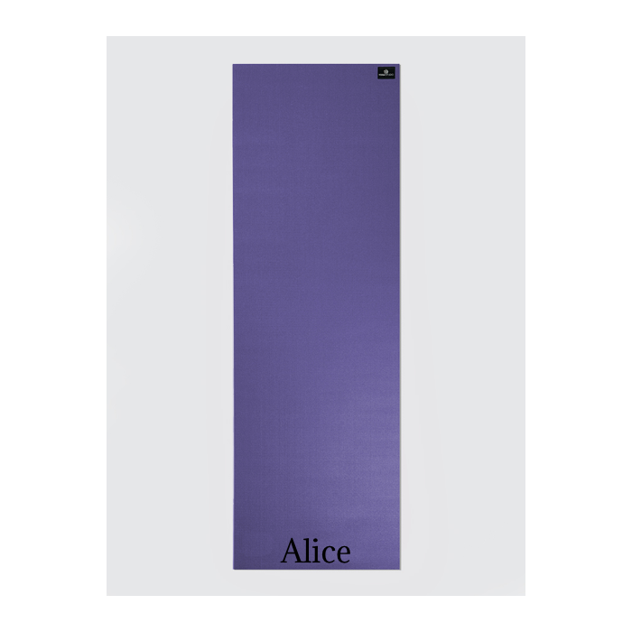 Personalised Yoga Mat 6mm With Custom Design - Purple