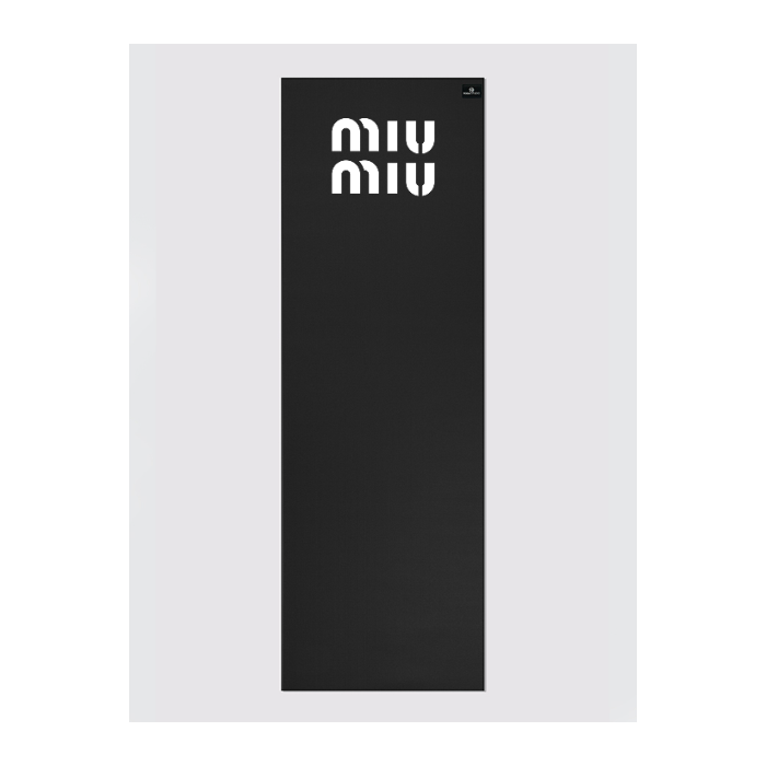 Personalised Yoga Mat 6mm With Custom Design - Black
