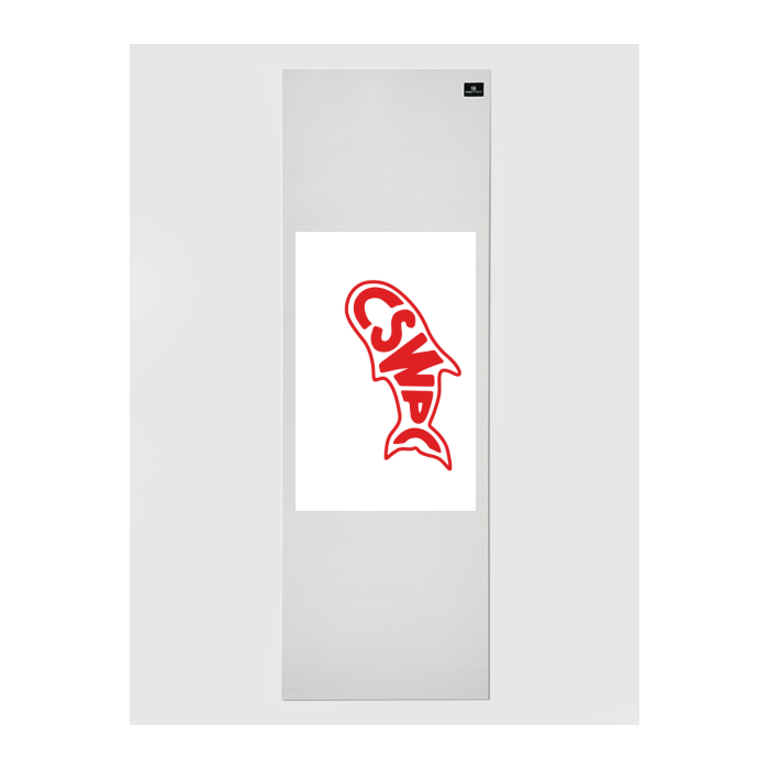 Personalised Yoga Mat 6mm With Custom Design - White