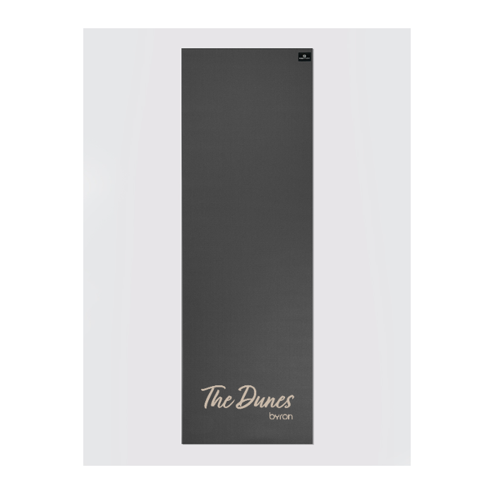 Personalised Yoga Mat 6mm With Custom Design - Graphite Grey