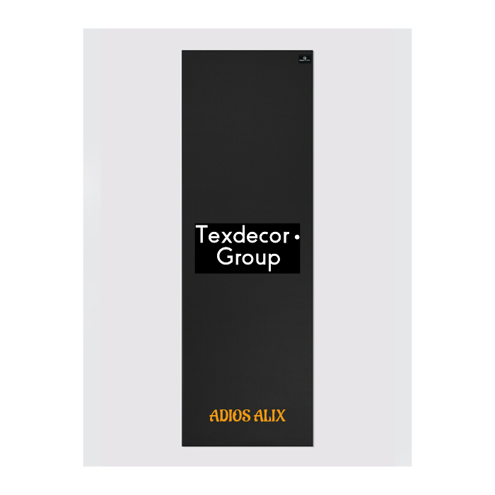 Personalised Yoga Mat 6mm With Custom Design - Black