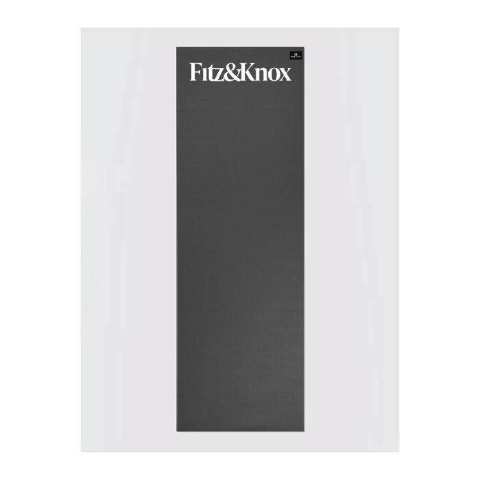 Personalised Yoga Mat 6mm With Custom Design - Graphite Grey