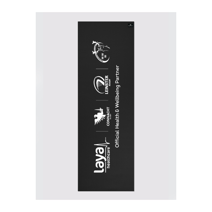 Personalised Yoga Mat 6mm With Custom Design - Black