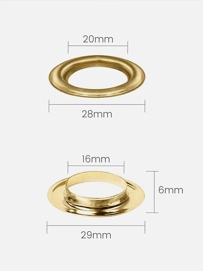 Pair of Yoga Mat Eyelets (Service)