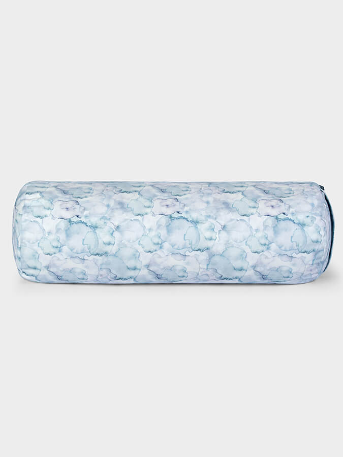 Yoga Studio Buckwheat Abstract Bolster - Watercolour Clouds