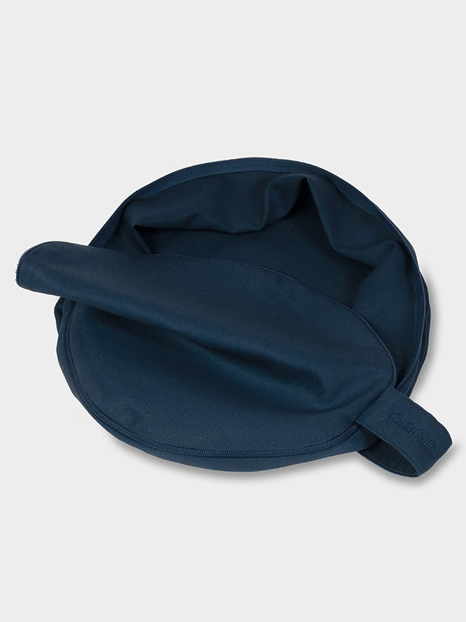 Yoga Studio Spare Cylinder Cushion Cover Navy Blue