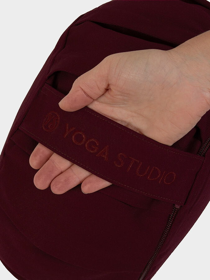 Yoga Studio Crescent Lotus Organic Zafu Buckwheat Cushion