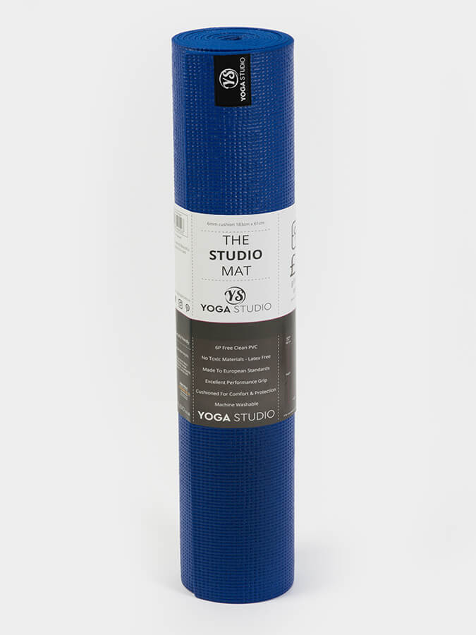 Personalised Custom Blue Yoga Mat 6mm With Custom Design