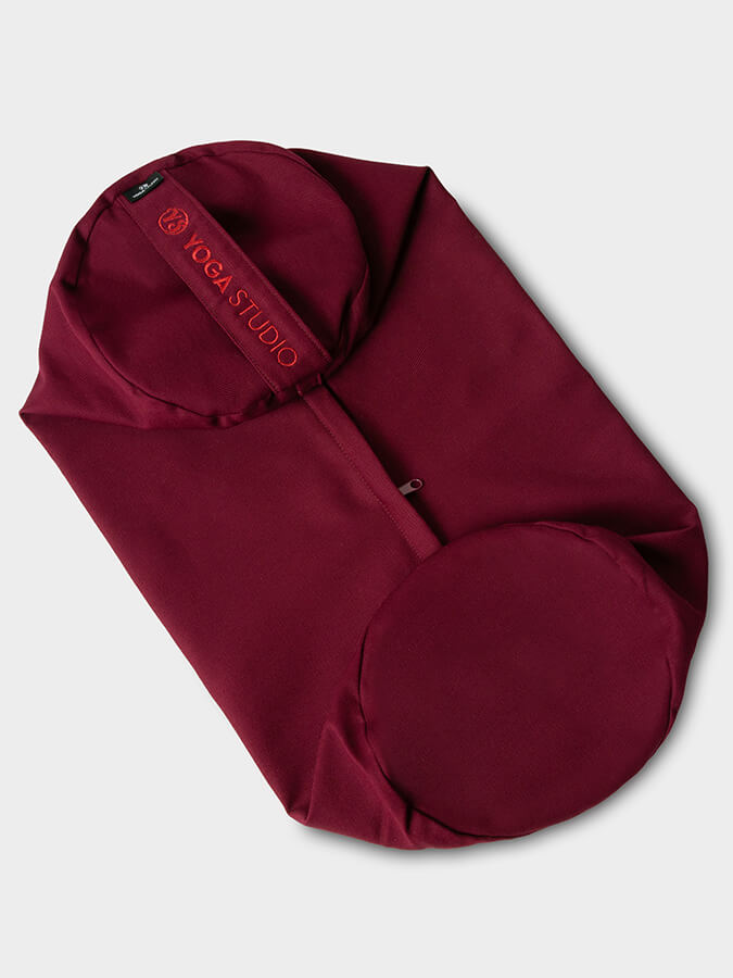 Replacement Yoga Bolster Cushion Cover Raspberry