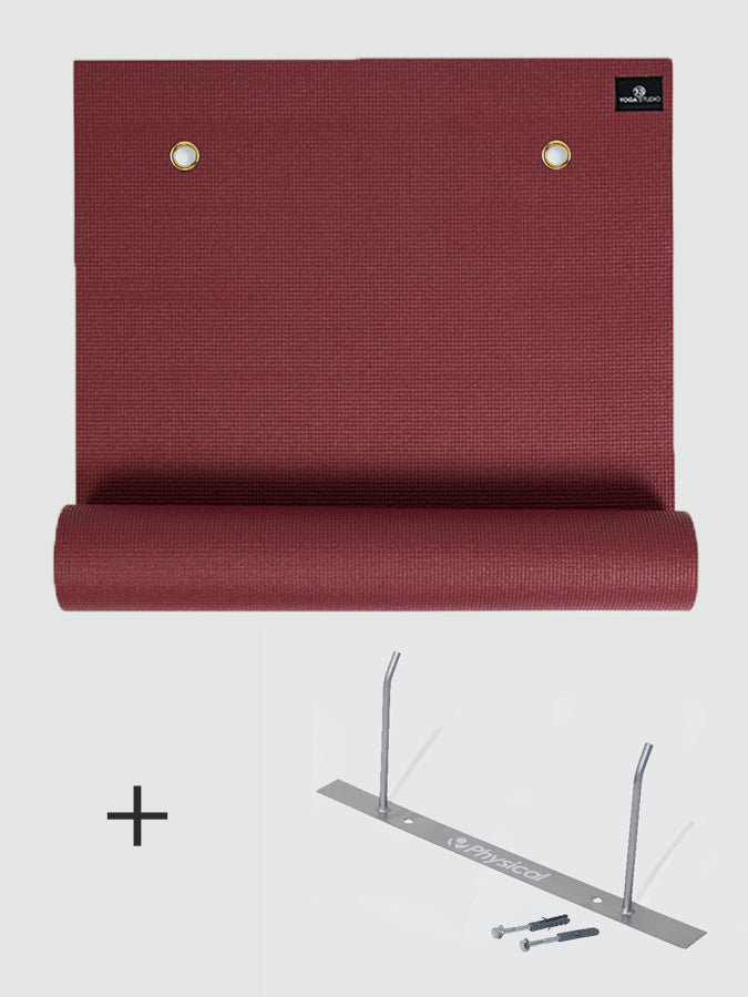 Yoga Studio 20x 6mm (EYELETTED) Yoga Mats + Bracket