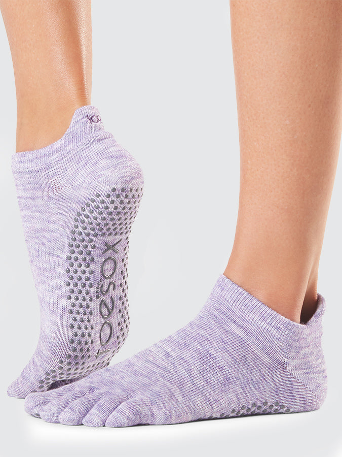 ToeSox Low Rise Full Toe Women's Yoga Grip Socks