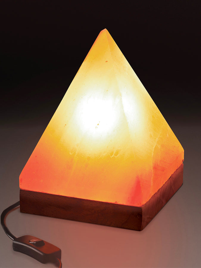 Namaste Pyramid Crafted Himalayan Salt Lamp
