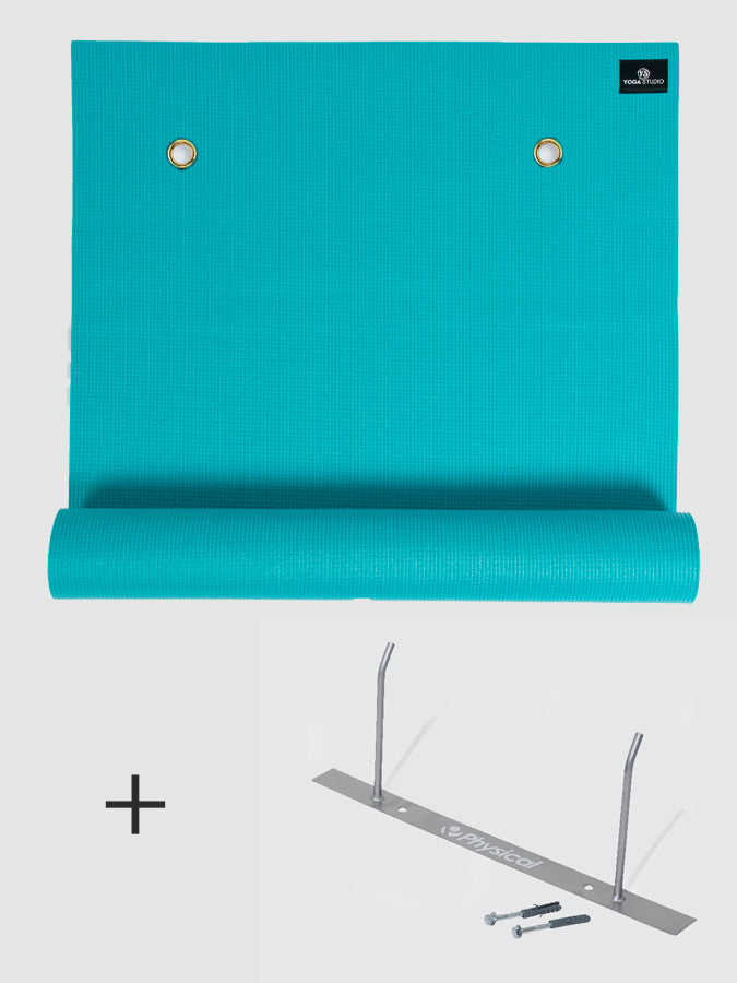 Yoga Studio 20x 6mm (EYELETTED) Yoga Mats + Bracket