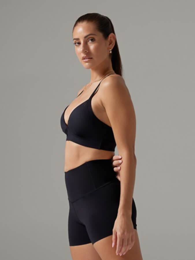 Tavi Adjustable Studio Women's Sports Bra - Ebony
