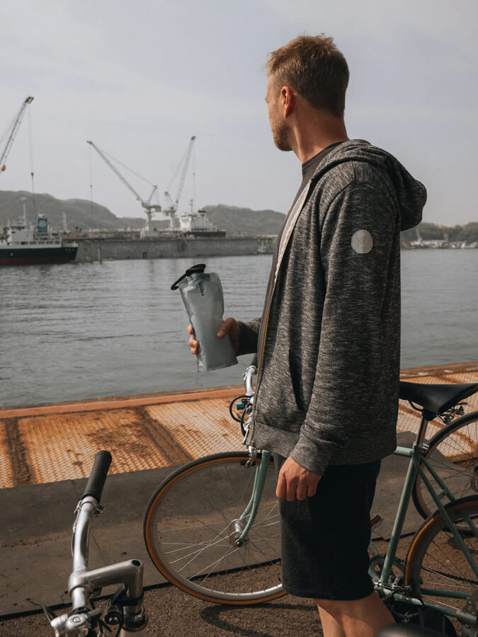 Vapur Wide Mouth Anti-Bottle Foldable 1L