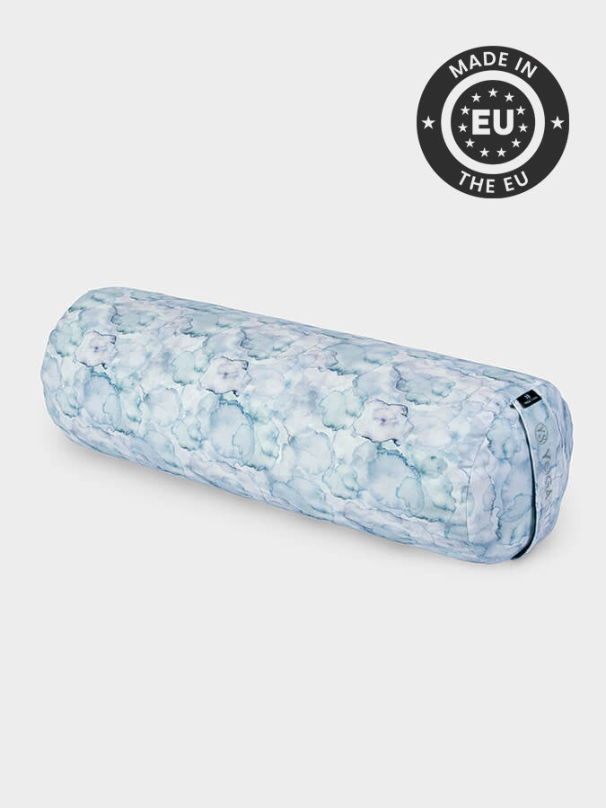Yoga Studio Buckwheat Abstract Bolster - Watercolour Clouds