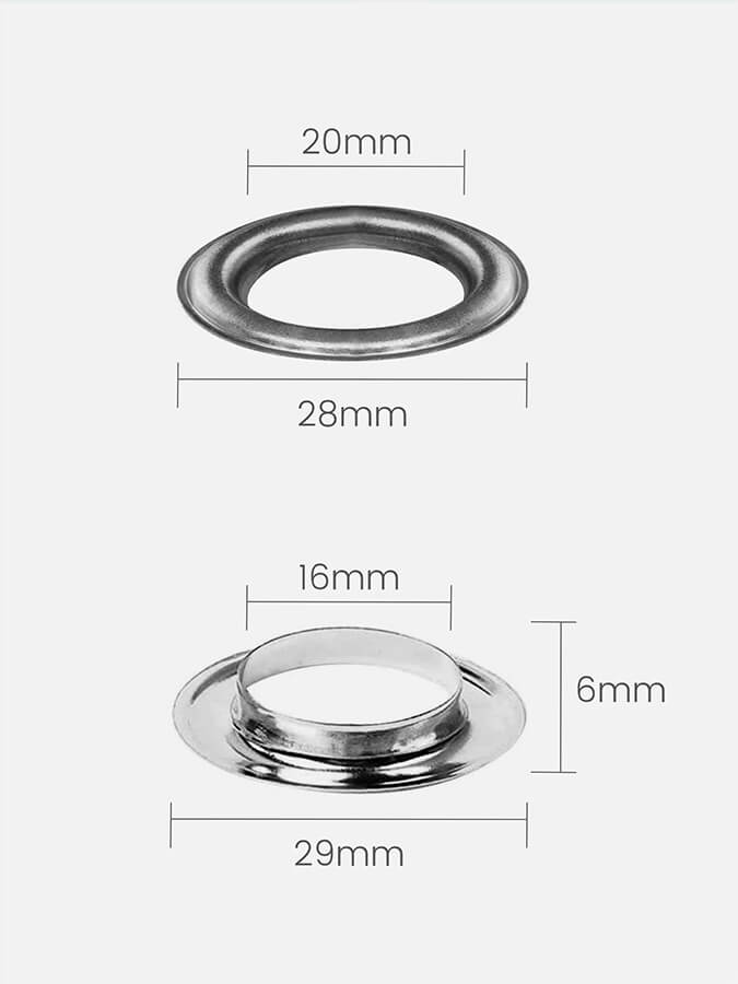 Pair of Yoga Mat Eyelets (Service)