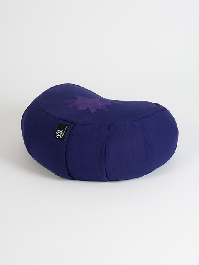 Yoga Studio Crescent Lotus Organic Zafu Buckwheat Cushion