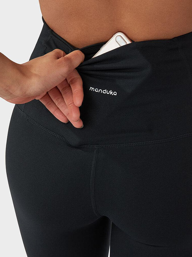 Manduka Essence Women's High Rise Leggings - Black