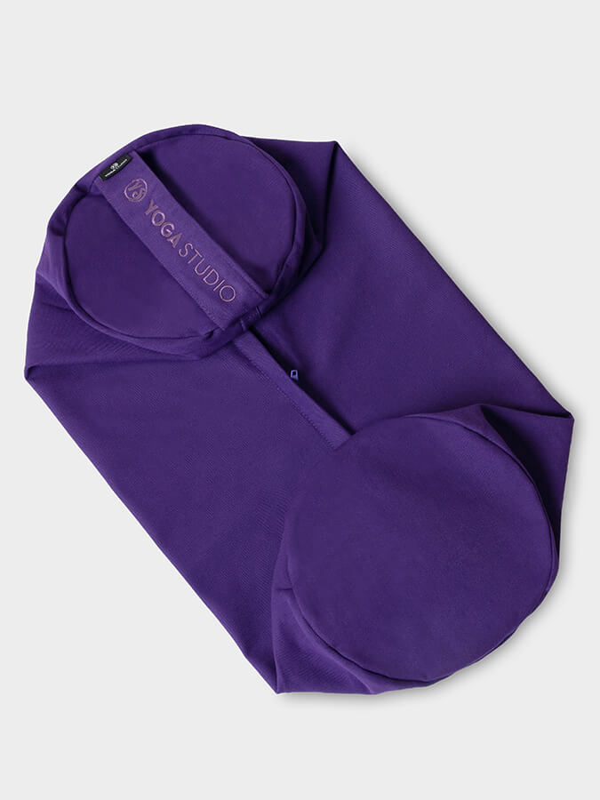 Replacement Yoga Bolster Cushion Cover Purple