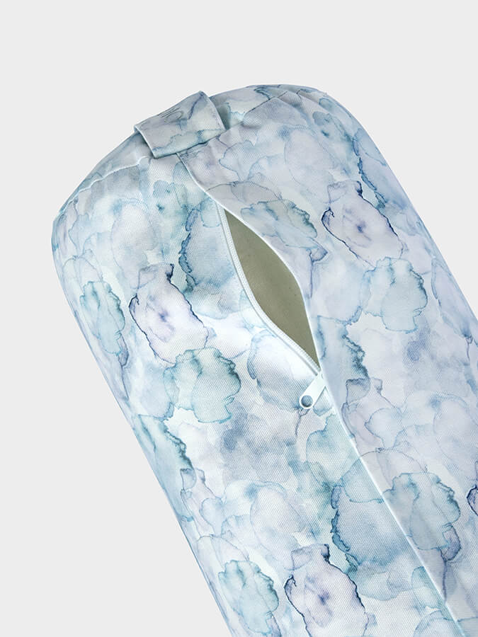 Yoga Studio Buckwheat Abstract Bolster - Watercolour Clouds