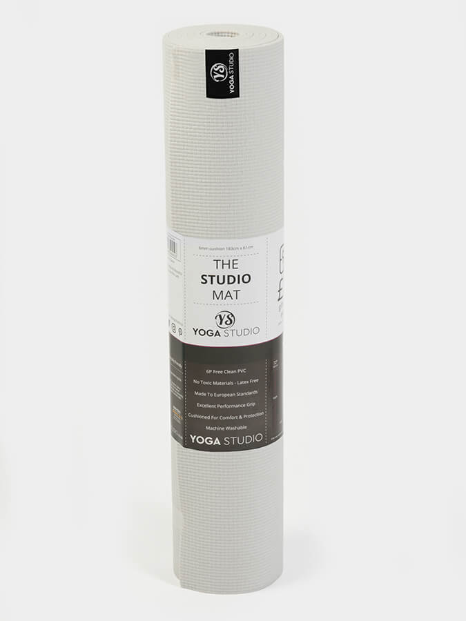 Personalised White Custom Branded Yoga Mat 6mm With Custom Design
