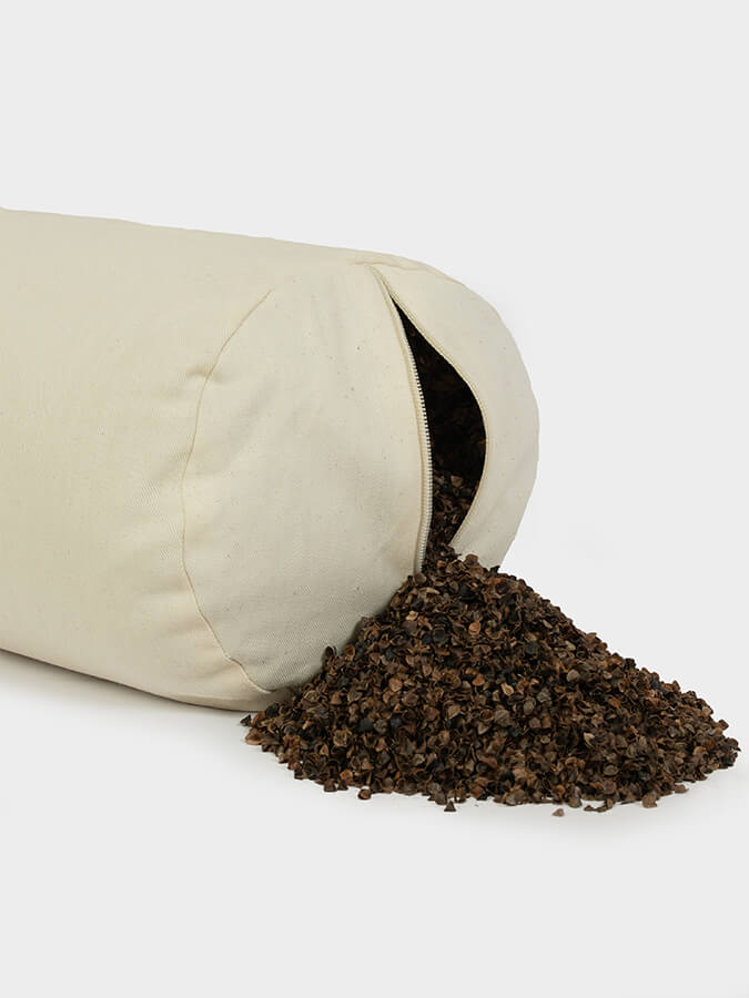 Yoga Studio EU Organic Buckwheat Drawstring Bolster - Teal