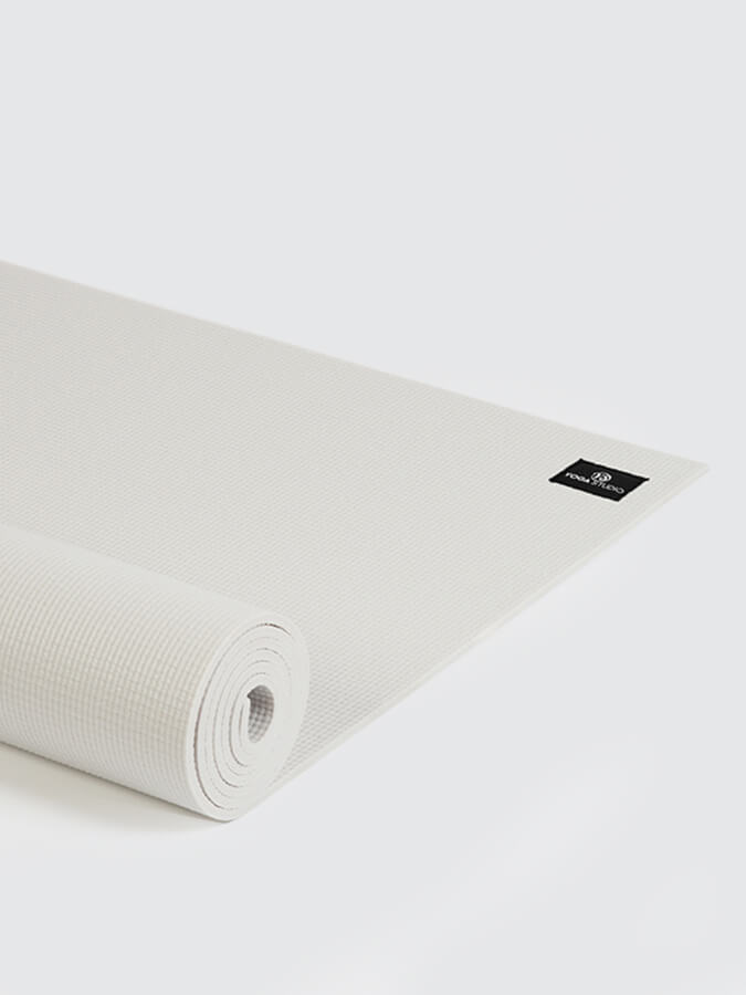 Personalised White Custom Branded Yoga Mat 6mm With Custom Design
