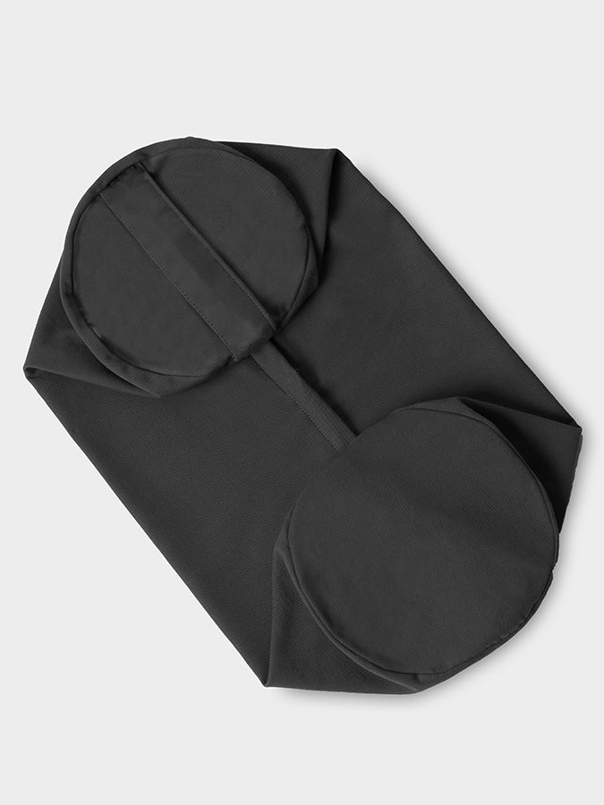 Yoga Studio Replacement Round Unbranded Bolster Outer Cushion Cover Grey