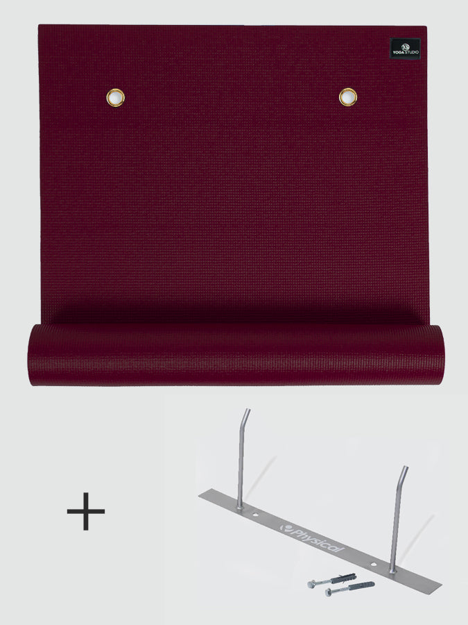 Yoga Studio 20x 6mm (EYELETTED) Yoga Mats + Bracket