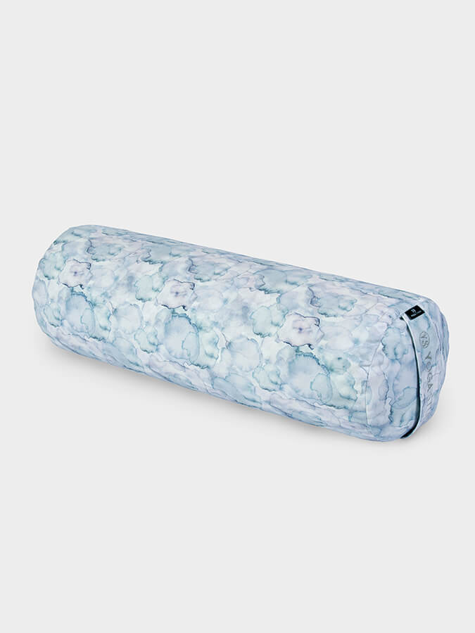 Yoga Studio Buckwheat Abstract Bolster - Watercolour Clouds