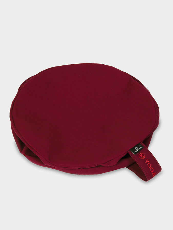 Yoga Studio Spare Cylinder Cushion Cover Burgundy