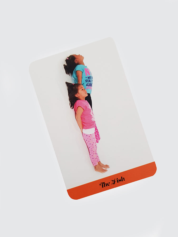 ChiBall Children In Balance Playing Yoga Cards
