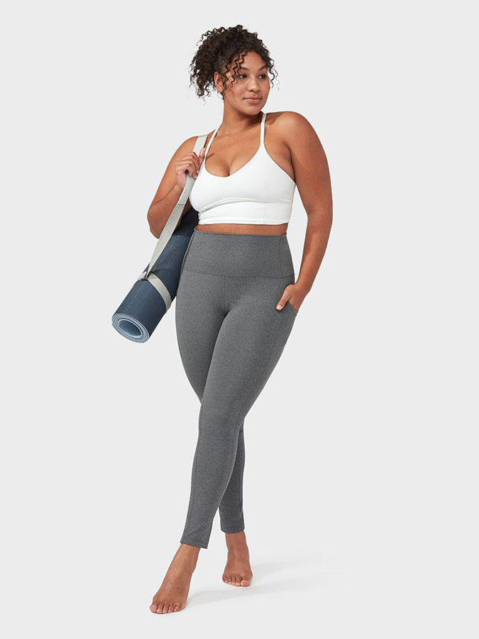 Manduka Renew High Rise Women's Leggings - Heathered Grey