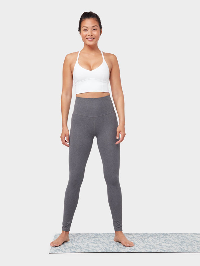 Manduka Essence Women's High Rise Leggings - Heather Grey