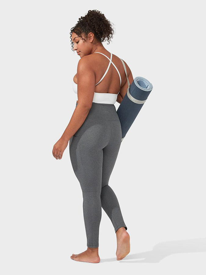 Manduka Renew High Rise Women's Leggings - Heathered Grey