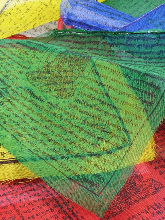 Set of Large Prayer Flags Fair Trade from Nepal