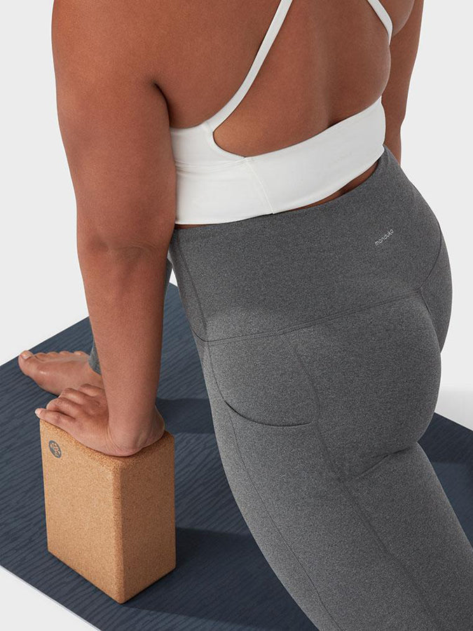 Manduka Renew High Rise Women's Leggings - Heathered Grey