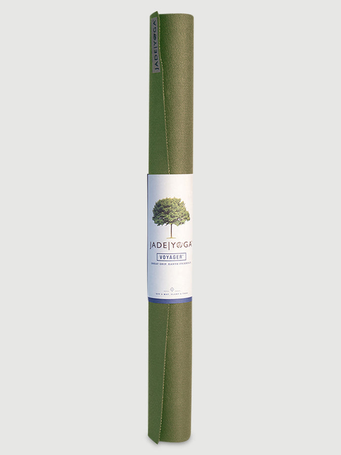 Jade Yoga Voyager Yoga Mat 1.6mm - Olive Green