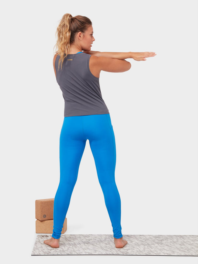 Manduka Renew High Rise Women's Leggings - Be Bold Blue