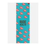 Personalised Yoga Mat 6mm With Custom Design - Turquoise