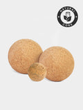 Yoga Studio Cork Unbranded Massage Ball Set of 3 - 2 x 4cm, 2cm